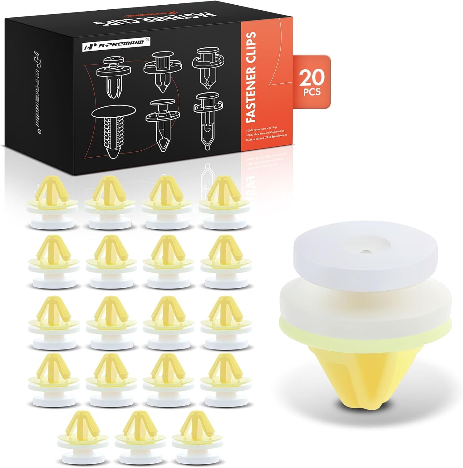 A-Premium 20PCS Moulding Retainer Clips Compatible with Land Rover