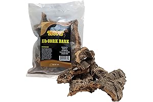 Premium Virgin Reptile Cork Bark: Enrich Your Reptile's Habitat