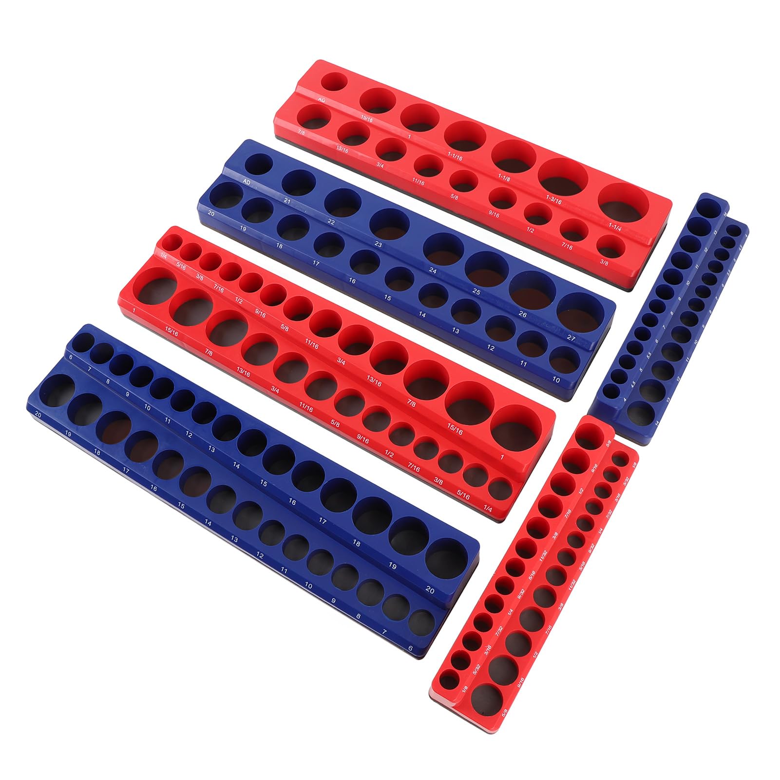 Generic Zestaw Magnetycznych Uchwytów do Gniazdek Silny Magnetyczny Organizer do Gniazdek dla Profesjonalnego Warsztatu Mechanicznego 6 szt. Trwały PPS