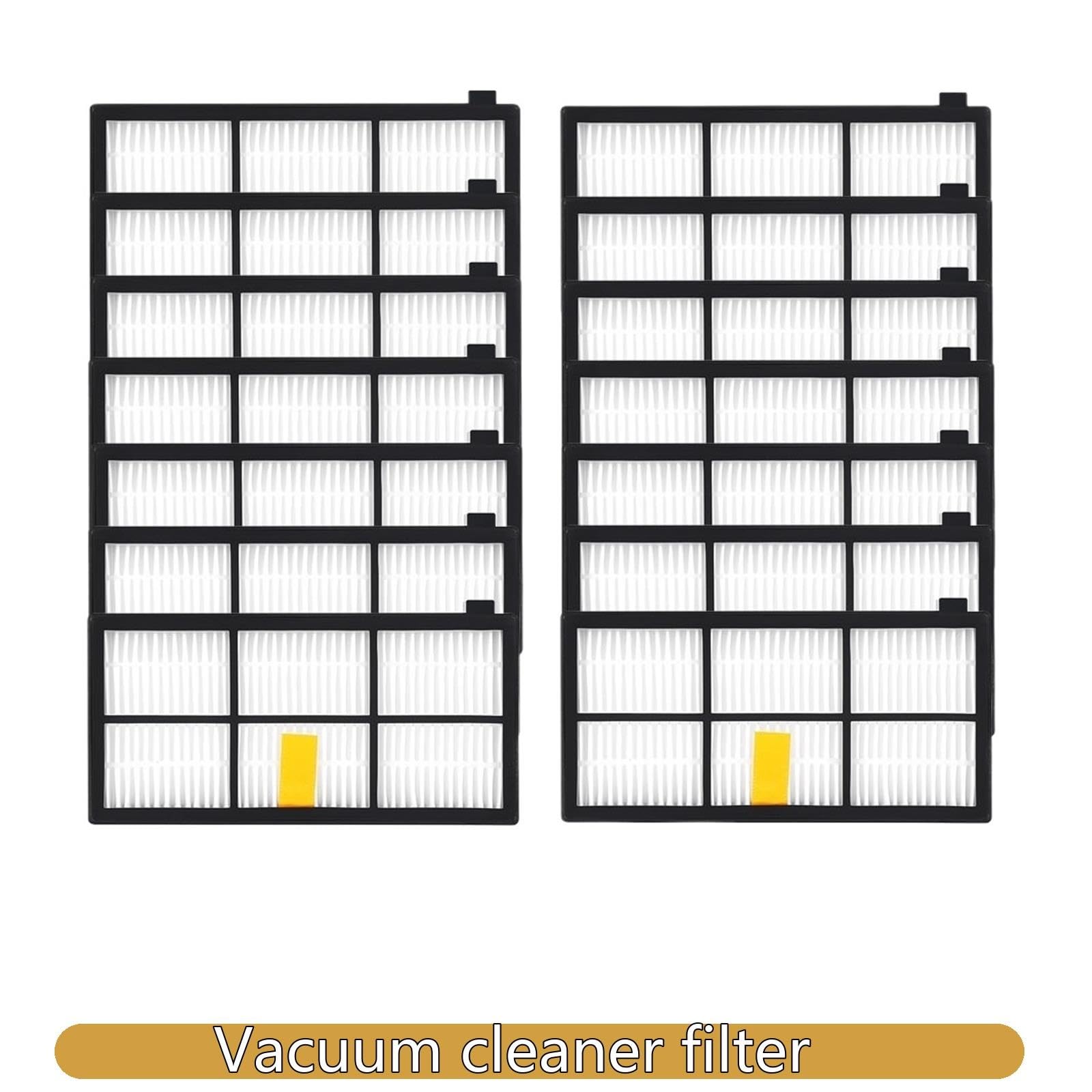 Filteraufsätze, Kompatibel Mit Roomba, 800 900 Serie 860 865 866 890 960 990 Staubsaugerkomponenten-Ersatz(12pcs)