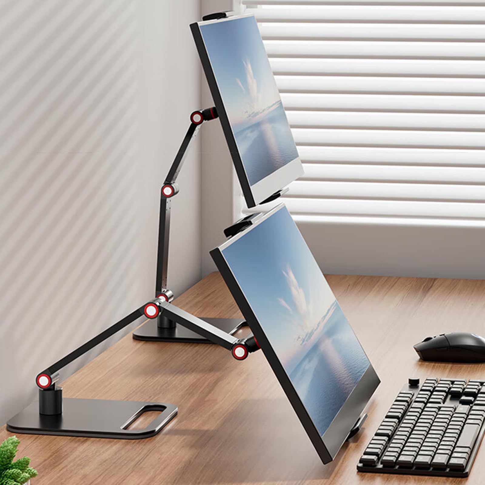MultiAngle Tablet Stand Monitor Holder Compatibile Per Telefono Tablet/Monitor Base Stabile Addensata Per Lavoratore D'ufficio Supporto Monitor Portatile Per Schermi
