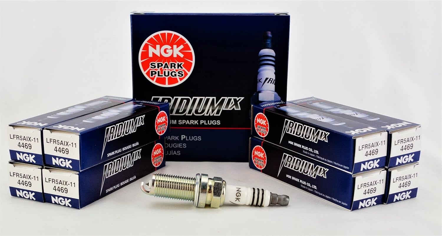 NGK (4469) LFR5AIX11 Iridium IX Spark Plug (8 Pack) Amazon.in Car