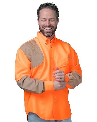 Men's Blaze Upland Tactical Hunting Shirt Long Sleeves. Durable Shooter