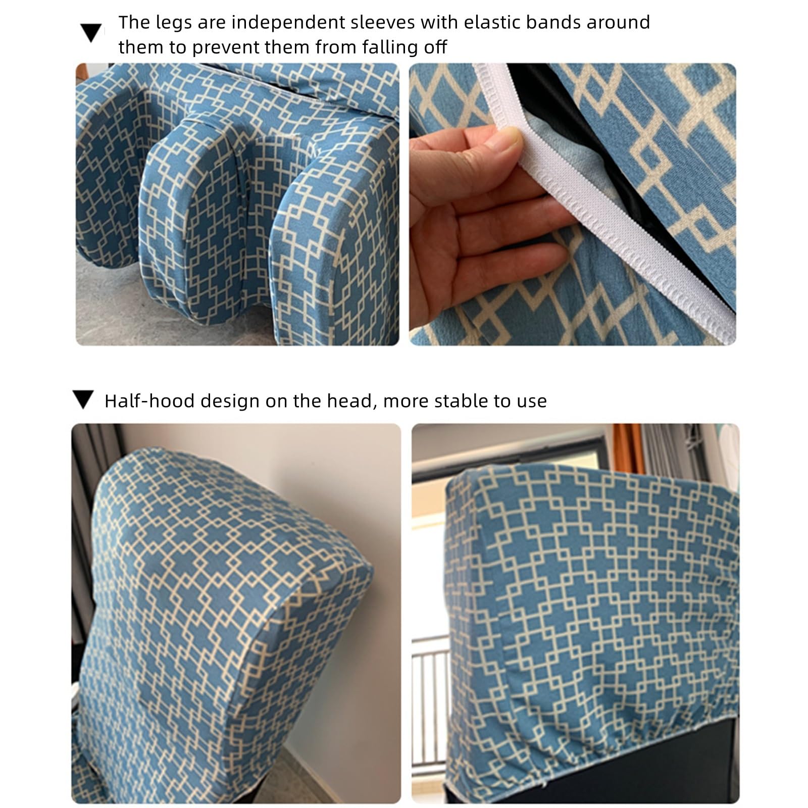 Funda sillón Masaje Shiatsu Cuerpo Completo - Funda elástica sillón reclinable Fundas Protectoras contra Polvo - Fundas Muebles Lavables Desmontables para Todo Tipo sillones Masaje(G)