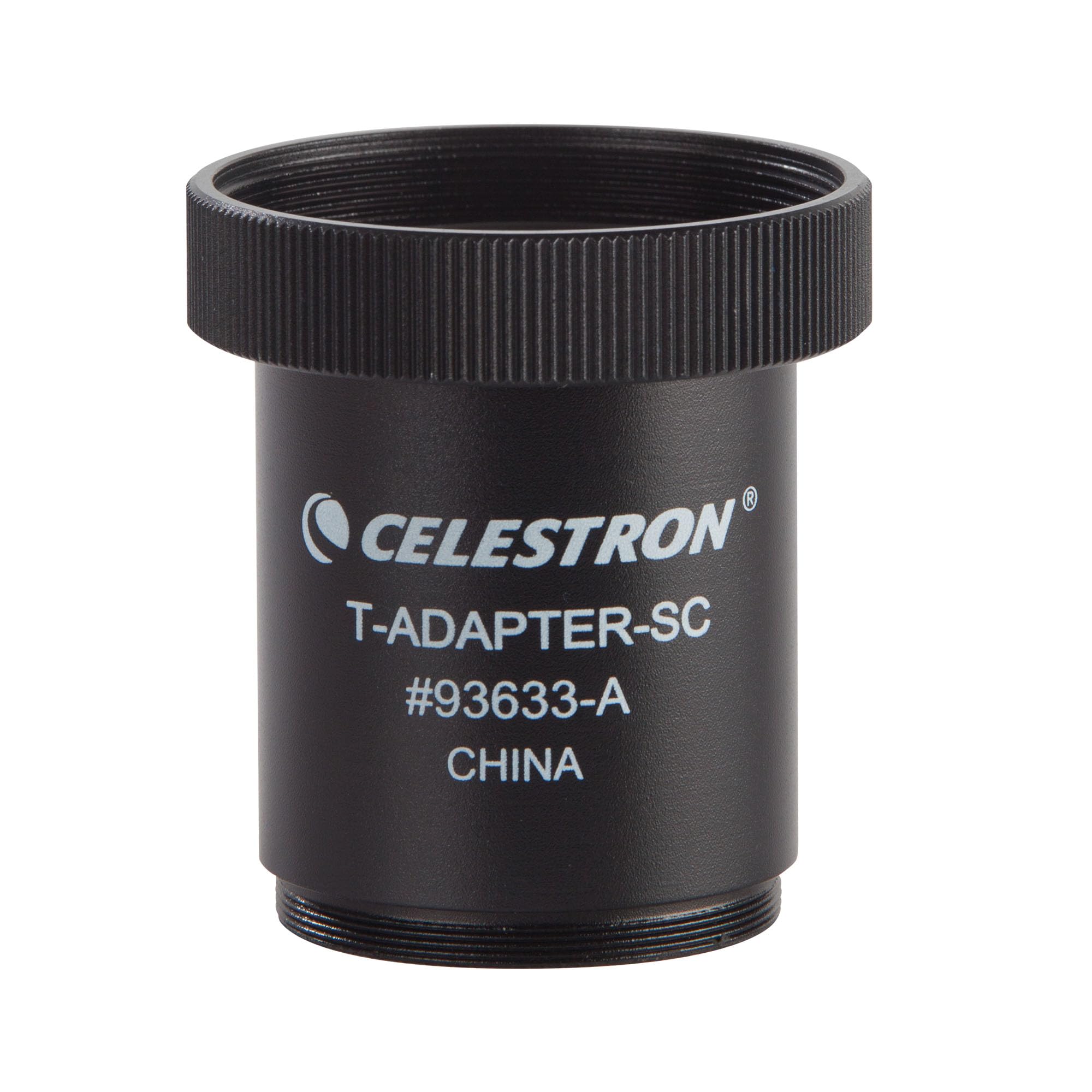 93633-A SLR or DSLR T-Adapter (C5, 6, 8, 9.25, 11, 14), Black