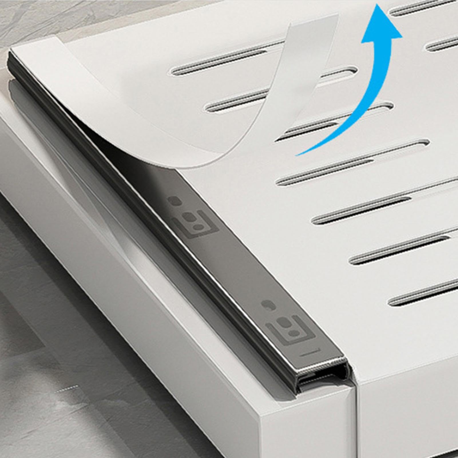 Cajones Extraíbles De Cocina,Organizador De Gabinete De Baño | Cajón De Rejilla De Metal Expandible Sin Taladro - Almacenamiento En Estante De Gabinete De Acero Al Carbono Sin Perforaciones, Organizad