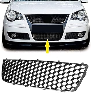 Voiture Calandres avant et de radiateur, Voiture en ABS à Modifier, ModèLes Sportifs, pour VW Polo GTI 2006 2007 2008 2009 MK4 9N3