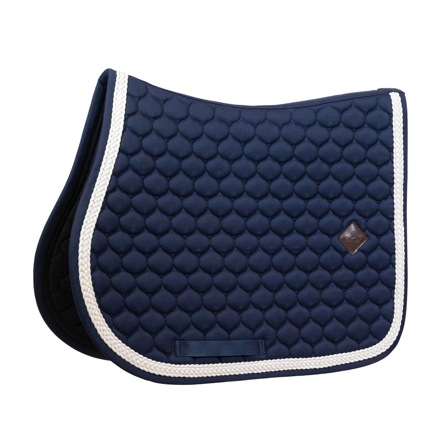 Kentucky Horsewear – Manta con cordón trenzado – Manta para silla de montar – Saltar – Azul marino