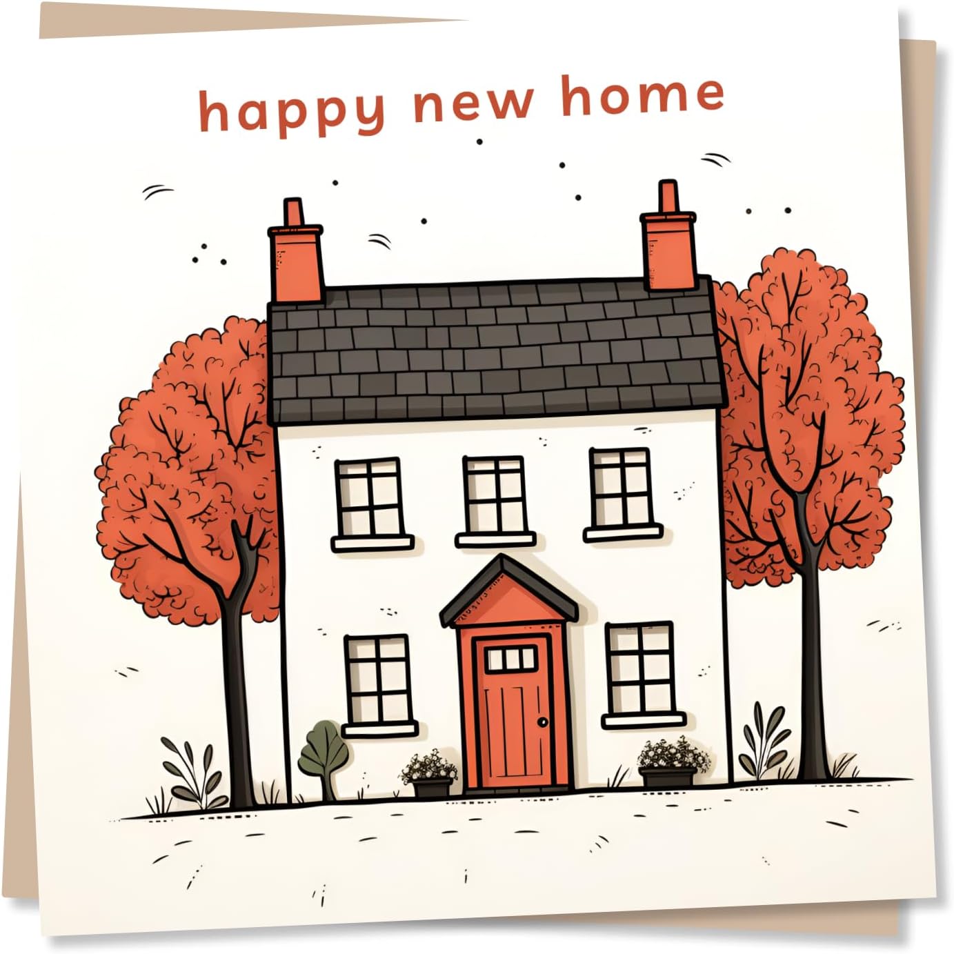 Twizler New Home Card With Cute Hedgehog - New House Congratulations For Couple Or Friends - Good Luck Moving Home - Welcome Housewarming Card - View #10