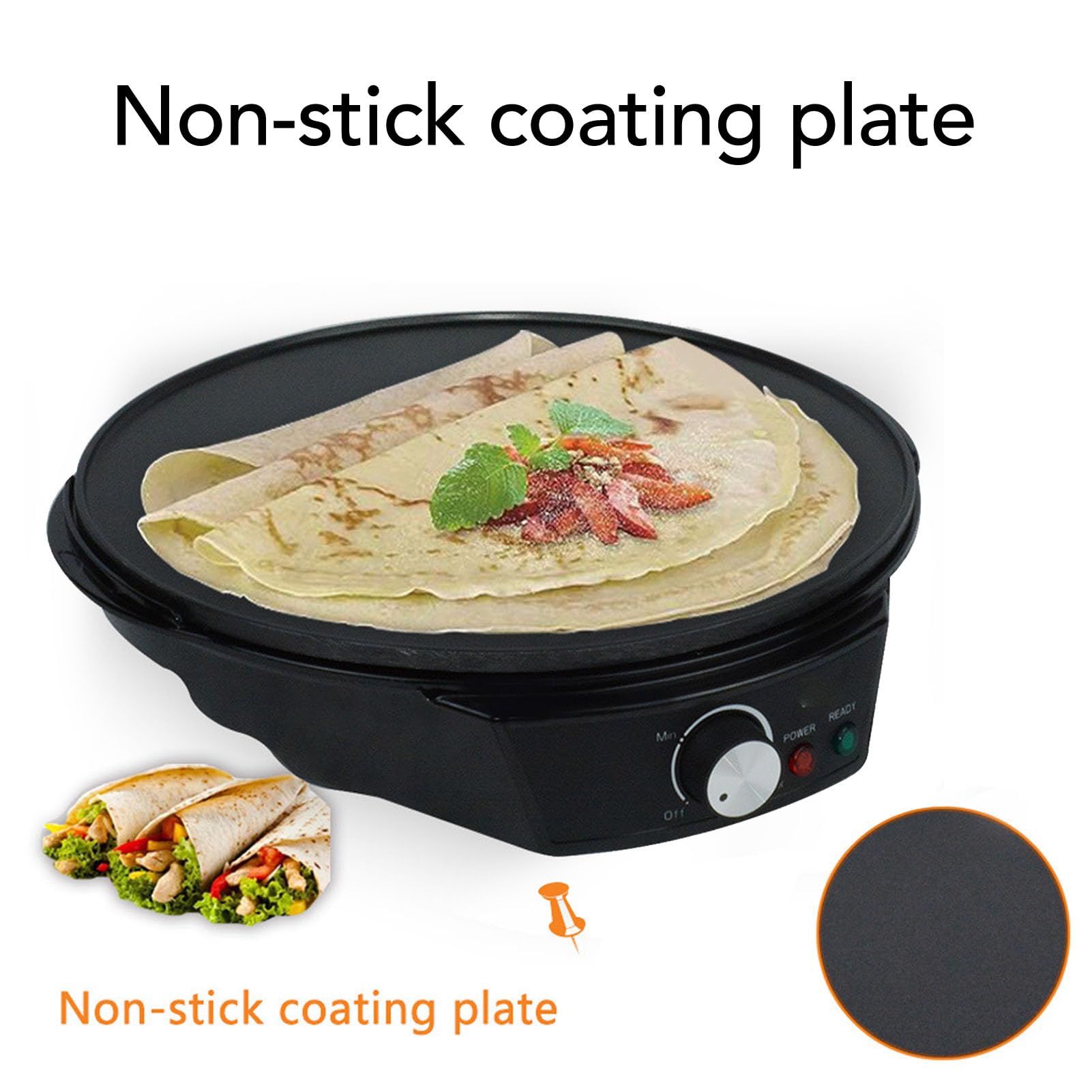 Milageto Crêpière électrique, Poêle à Crêpes, Facile | FindTheDeal