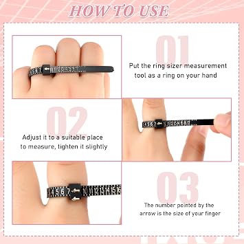 Xuhal 100 Pack Ring Sizer Bulk Plastic Finger Gauge Tool, 1-17 USA Size