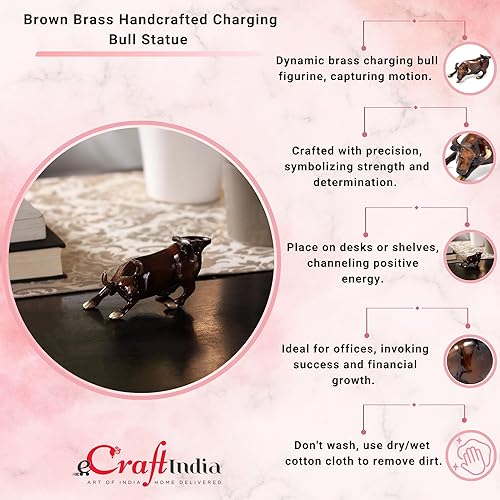 Miniatura 5 de eCraftIndia Estatuilla de latón de carga de latón