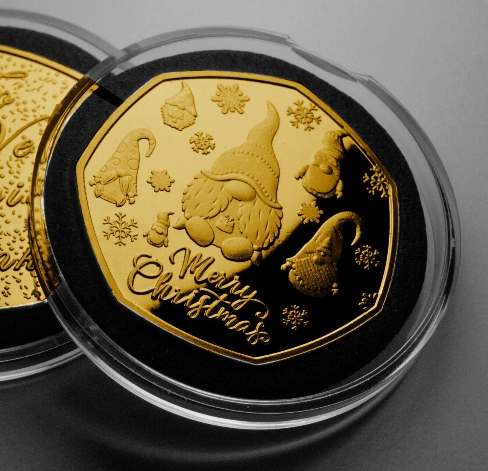 The Commemorative Coin Company Gold To A Very Special Gonk 24Ct Commemorative In Capsule. Christmas/Xmas Gift/Present