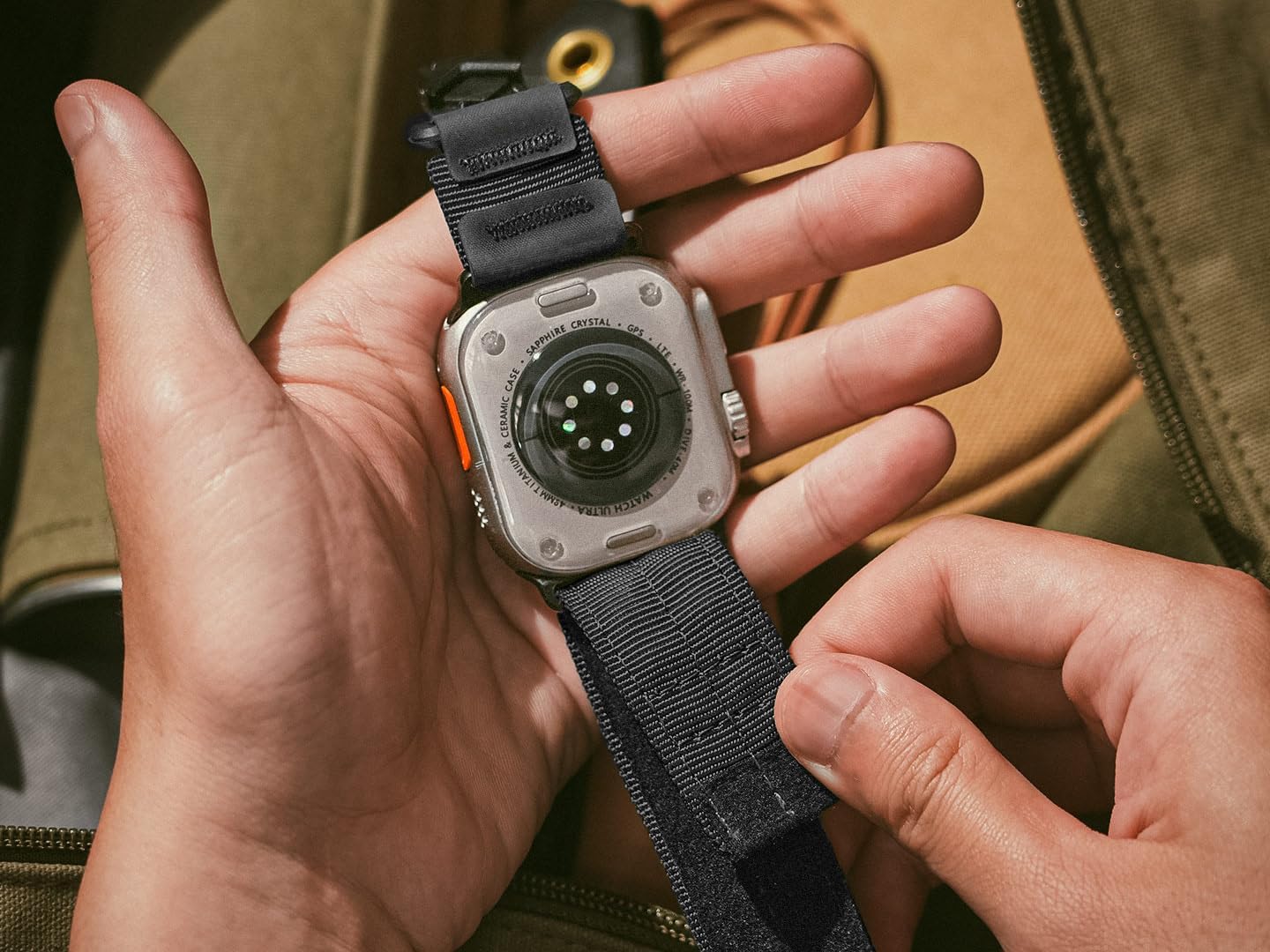 bitplay-Apple Watch Band Nylon Fidlock Magnetic Silver Buckle