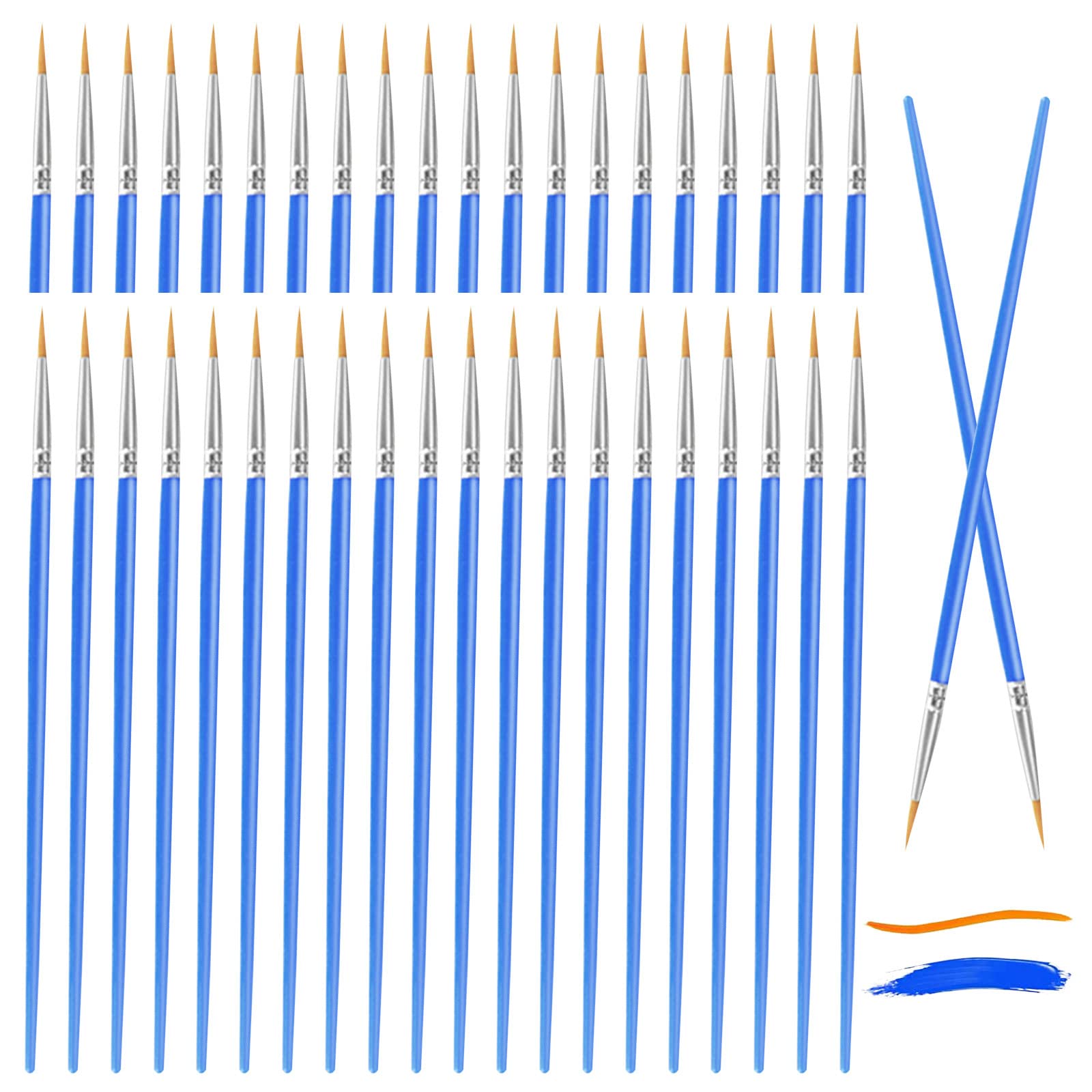 Set 70 Pennelli Per Pittura - Professionale Per Acrilico, Acquerello E Hobby - Foto 5