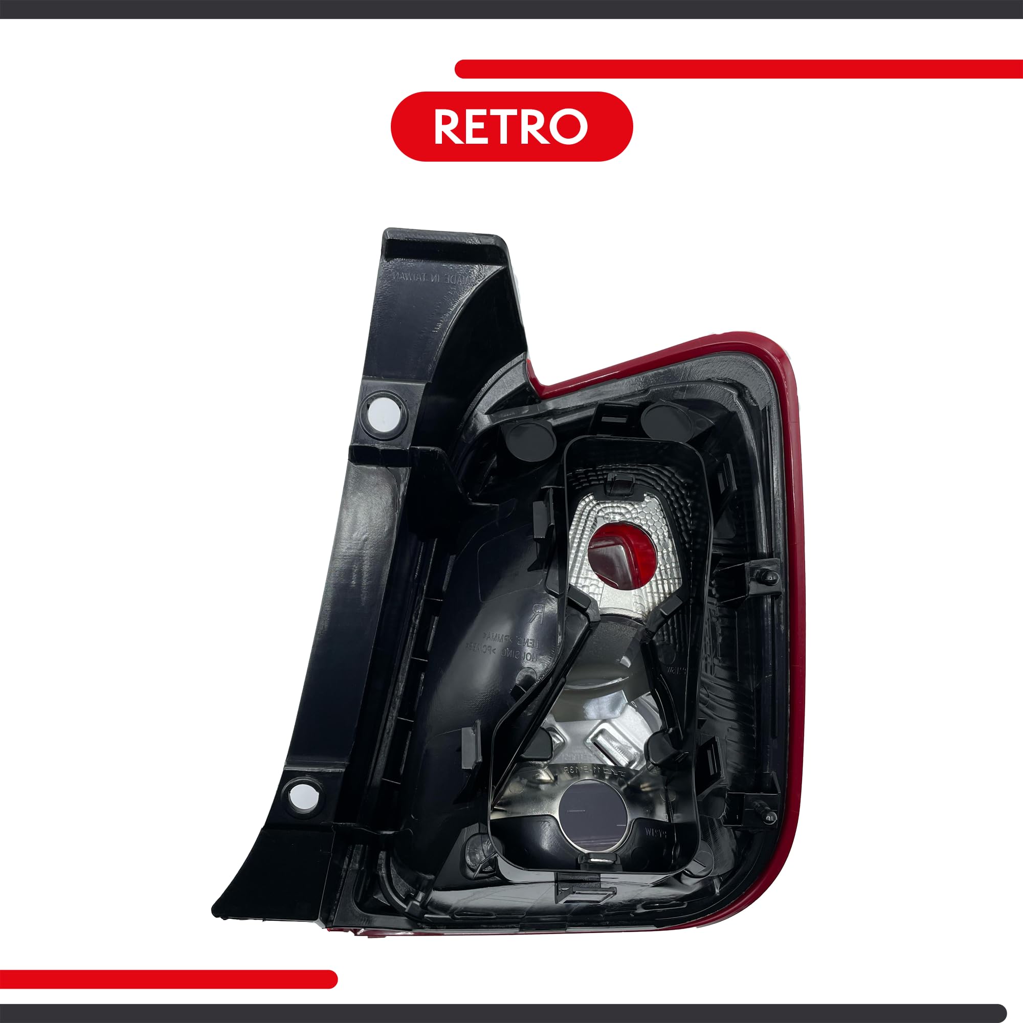 Polcar Fanale Posteriore Sinistro Per Fiat 500 2015-, Fiat 500 Abarth 595/695 2015- Hatchback, Senza Portalampada