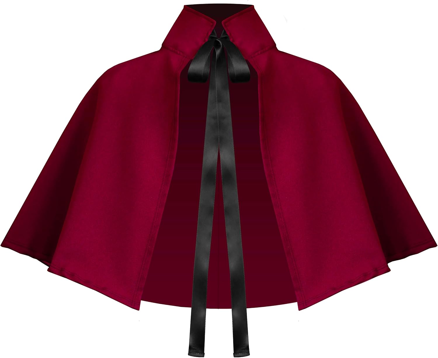 Victorian Gothic Renaissance Medieval Lolita Steampunk Collar Capelet Women's Short Cape Cloak
