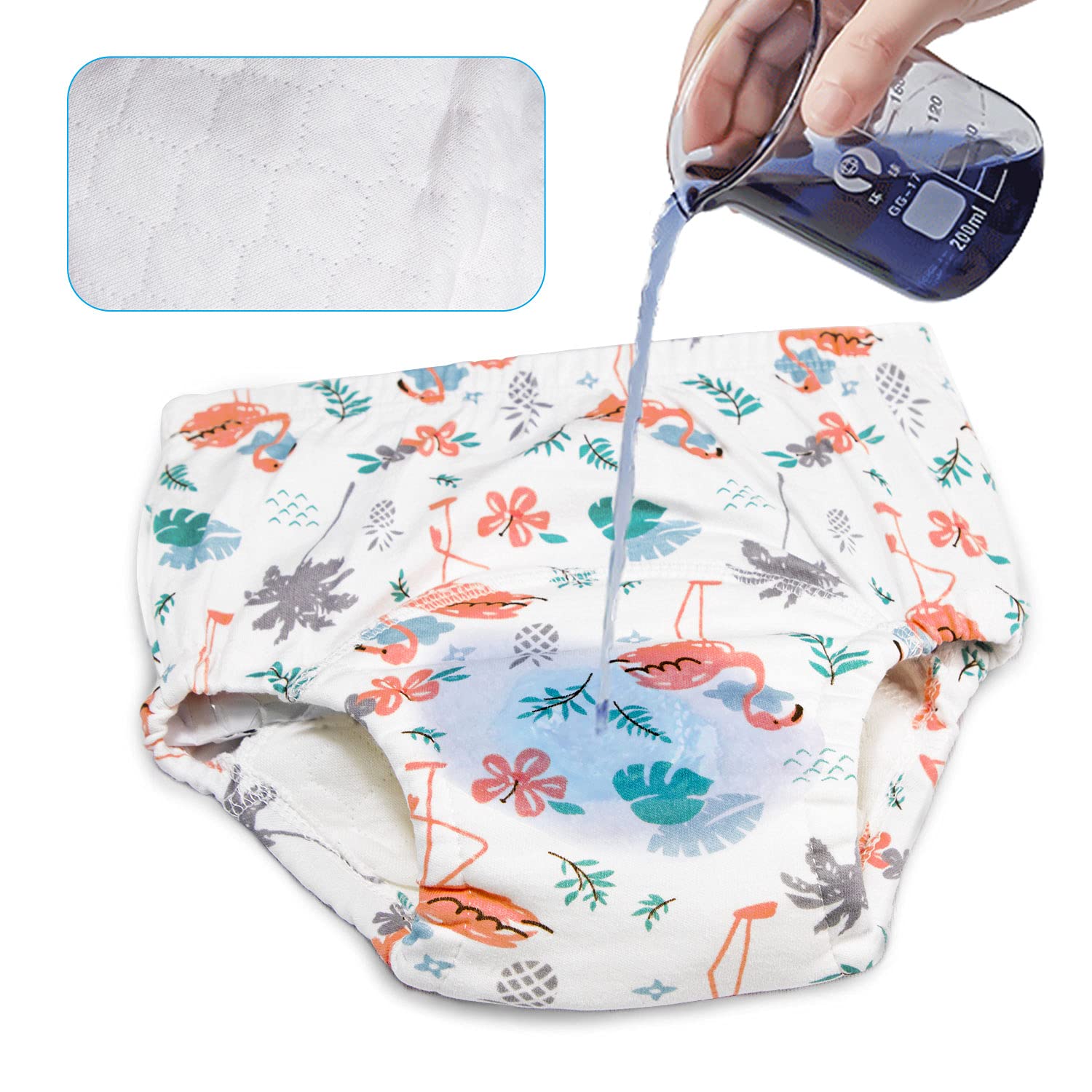 Max Shape Lot de 9 Pantalons D'entraînement pour Pot pour Bébé,sous-Vêtements pour Bébé pour Garçon et Fille,sous-Vêtements D'entraînement pour Enfants Couches Anti-Fuites 4 Ans