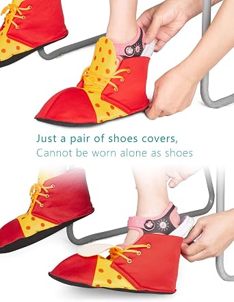 Unisex Performance Clowns Shoes Covers Suitable for Halloween,Birthday,Holiday Party