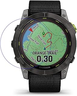 For Garmin Enduro 2 Tempered Glass Screen Protector, LOKEKE Premium Tempered Glass Screen Film Protector Compatible for Garmin Enduro 2 Watch, Made From Real Glass