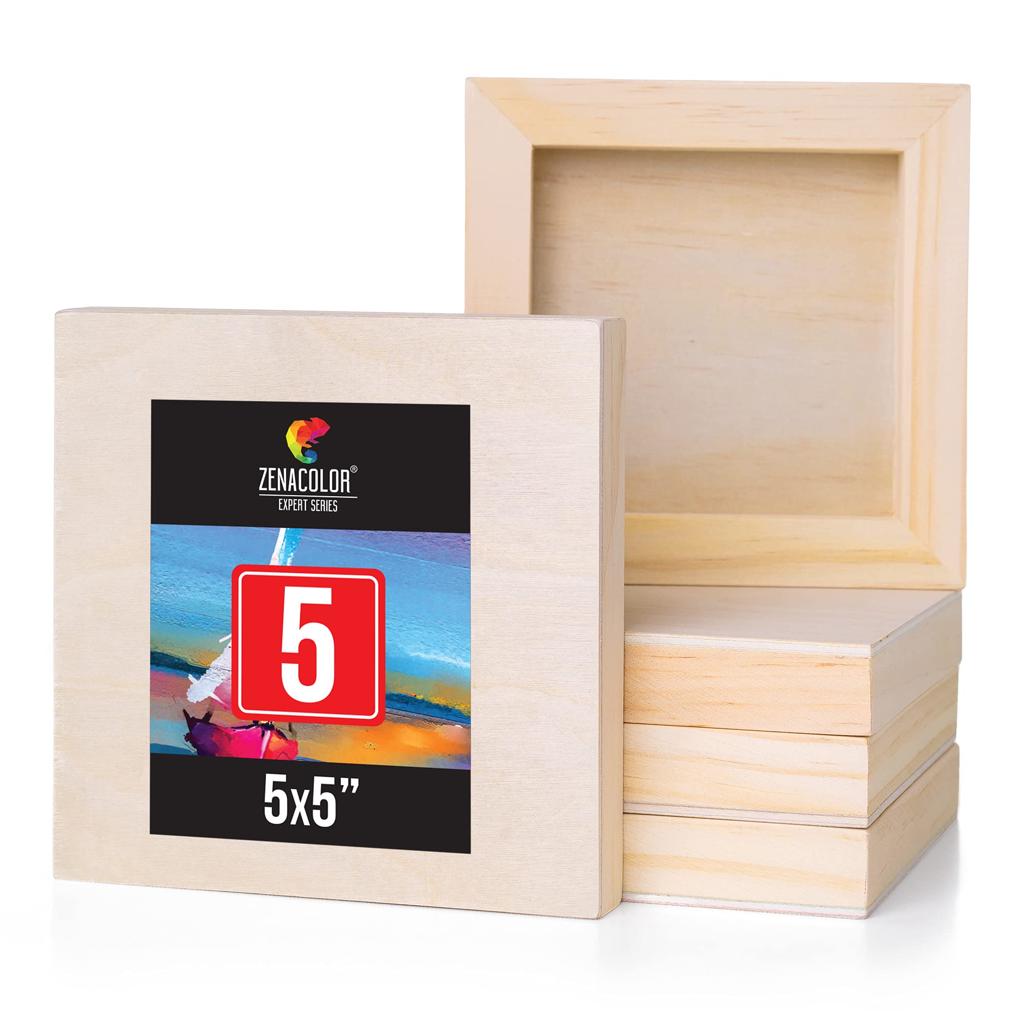 Buy Wood Canvas Panels Set of 55x5 Inch Pin & Betuna Wooden