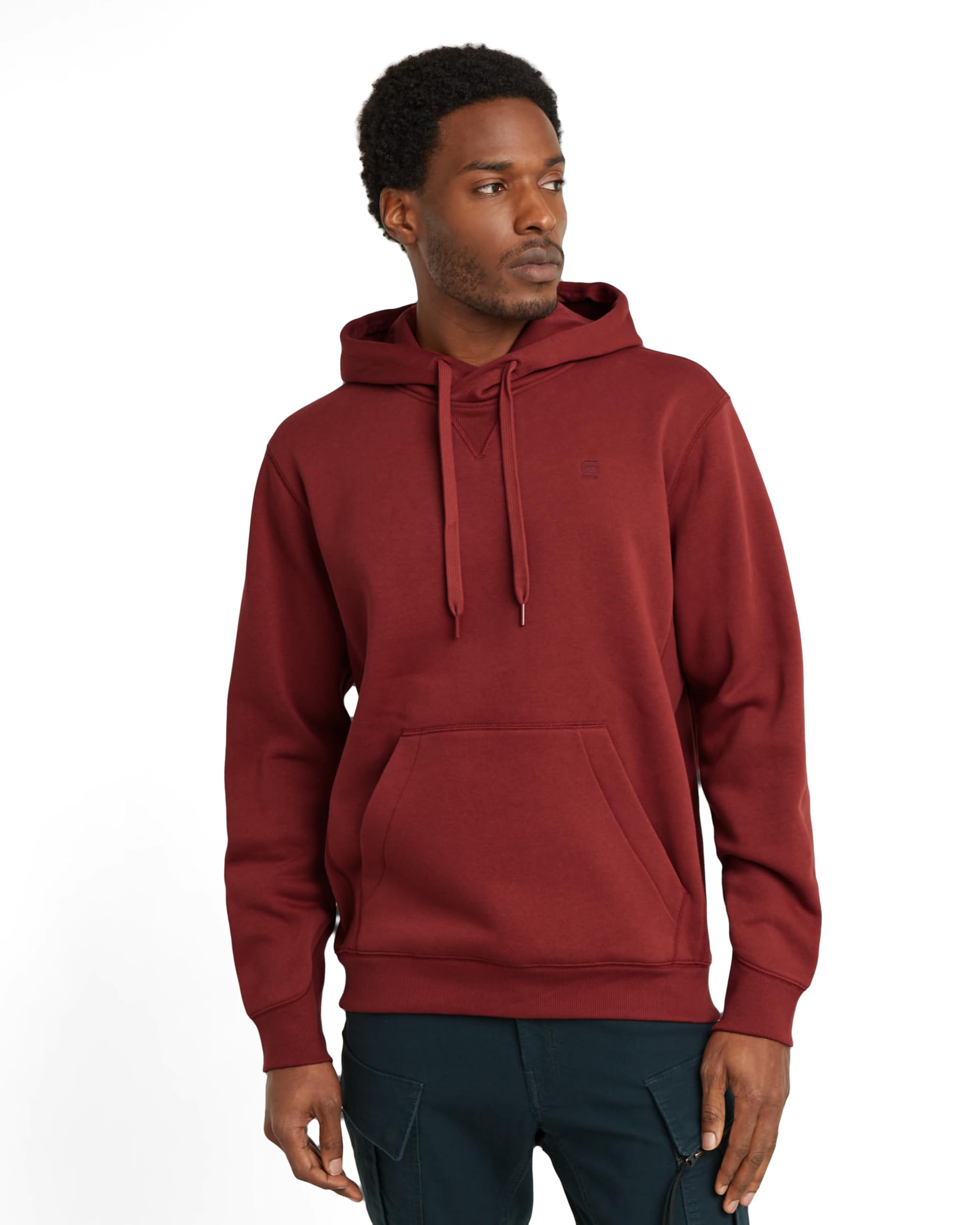 G-Star Herren Premium Core Hooded Sweatshirt, Rot (Dry red D16121-C235-5298), XL