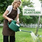 Bamworld Watering Can Indoor Plants 2 Gallon Plastic Watering Can Indoor Outdoor Long Spout Water Can for Gardening