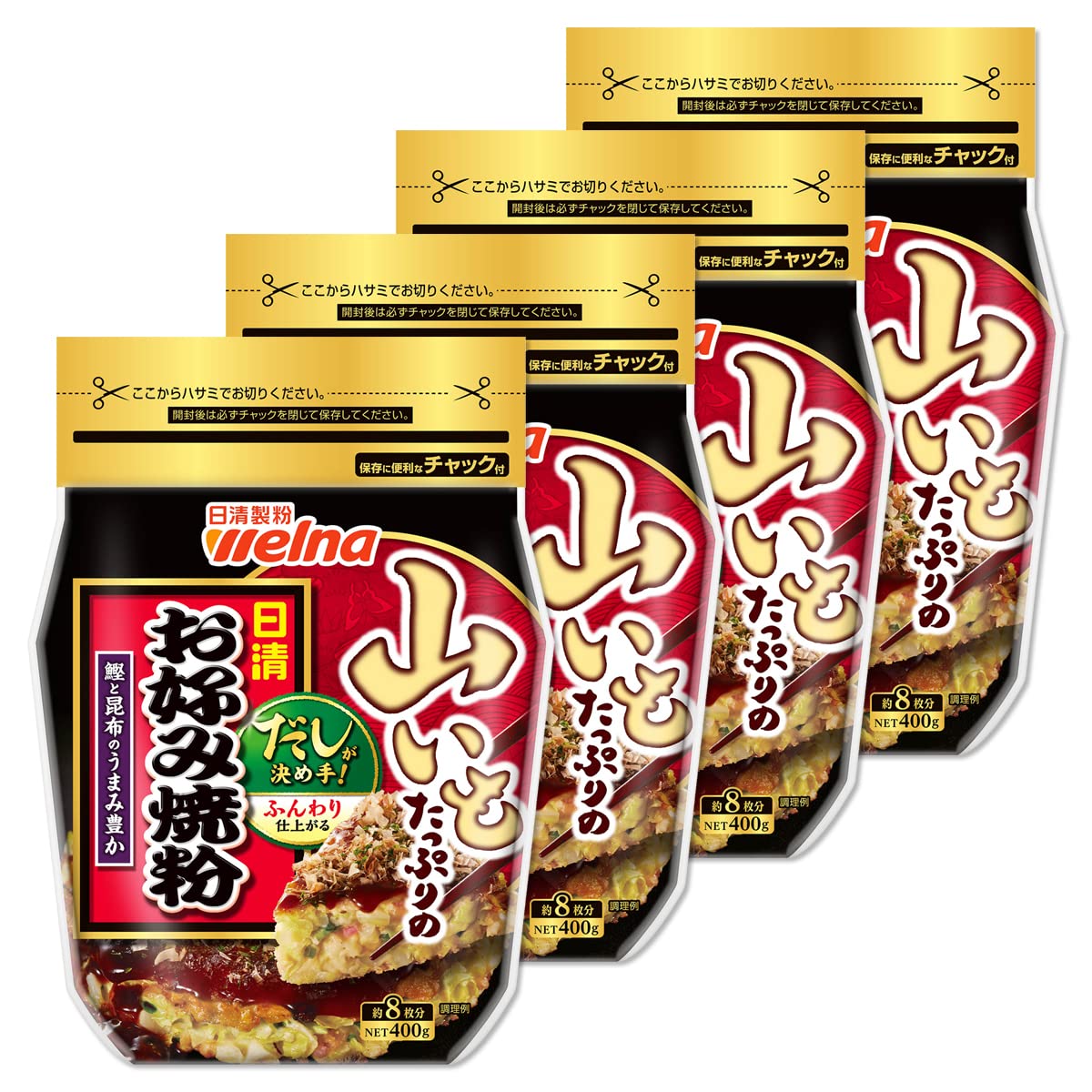 日清　山いもたっぷりのお好み焼粉　400ｇ×24個 Amazon.co.jp: 日清製粉ウェルナ 日清 山いもたっぷりのお好み焼粉