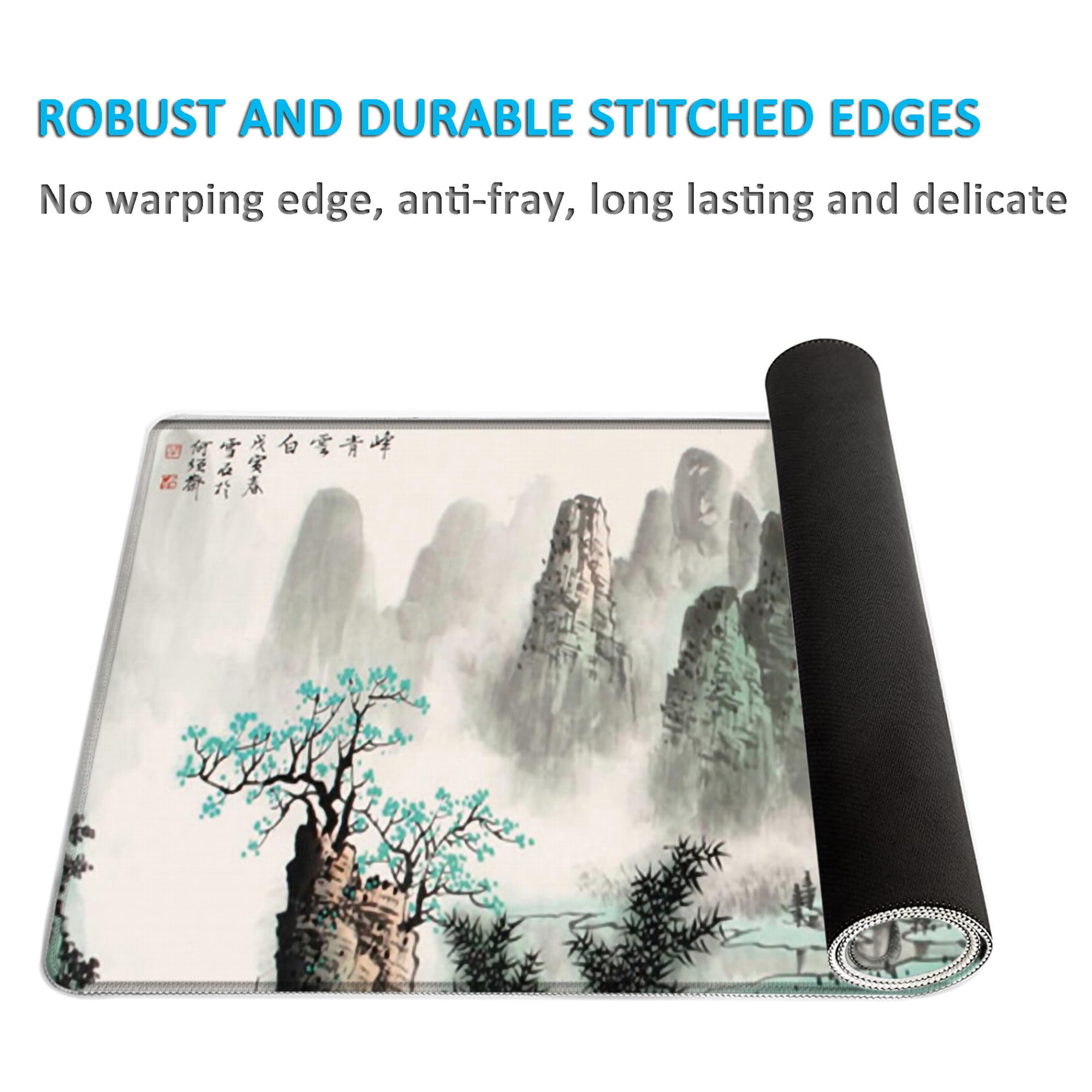 LL-COEUR XXL Etendue Tapis de Souris Gaming Mousepad Paysage Table Mat (900 x 400 x 3 mm, Couleur 5)