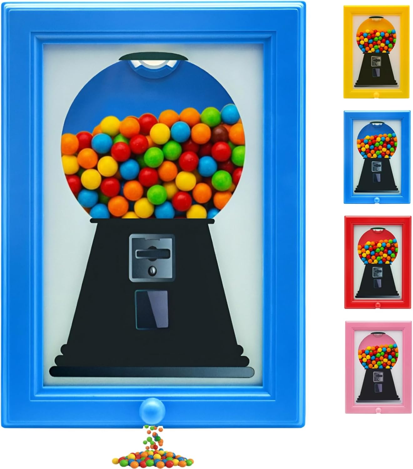 Herton Candy Dispenser, Candy Picture Frame Dispenser, Wall Mount Decor