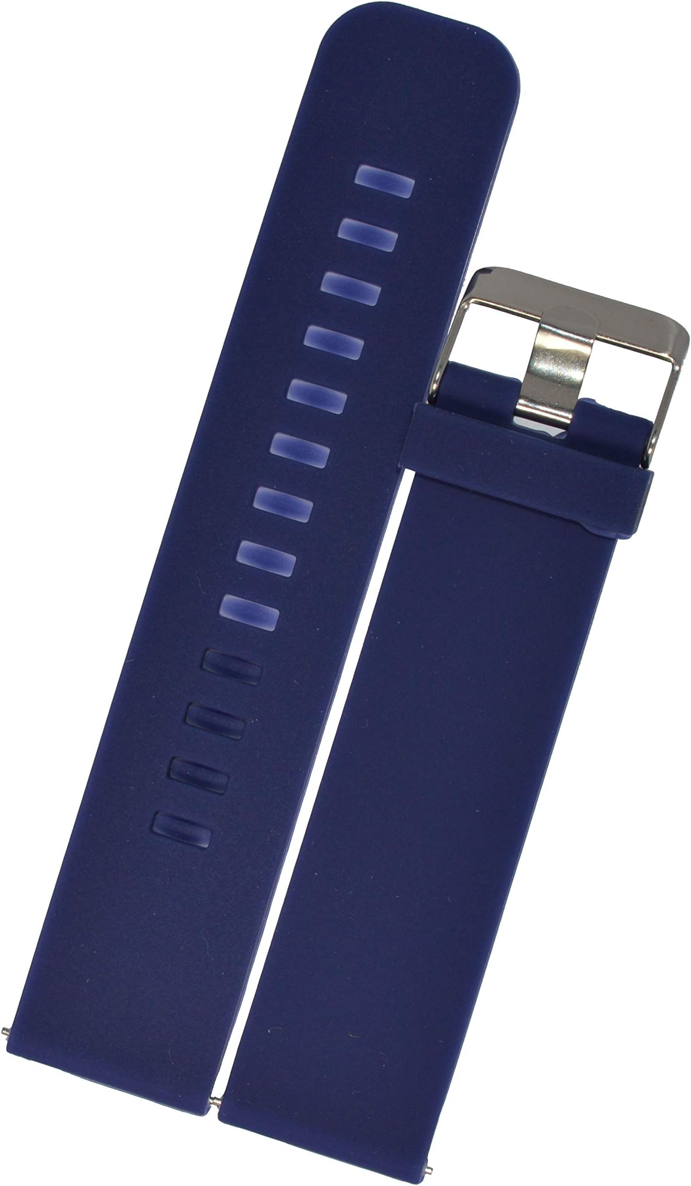 SURU® 22MM Elite Quick Release Silicone Watch Strap / Watch Band (Colour- Blue / Width- 22mm) T189