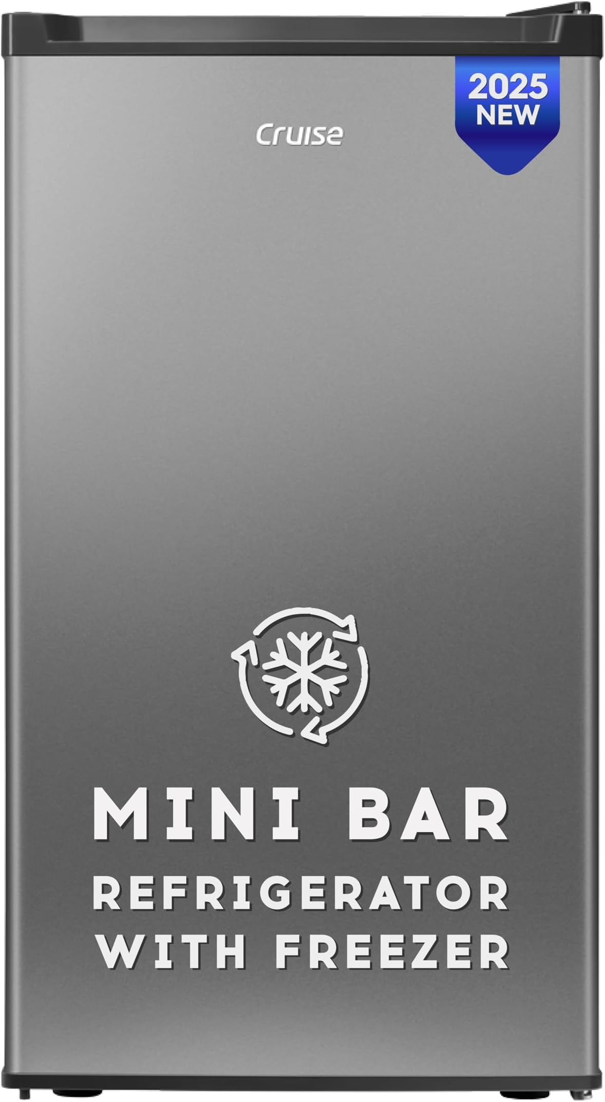 Cruise 84 L 2 Star Minibar Direct Cool Single Door Refrigerator - Compact Size - Ideal for Home, Office and Dorm Rooms (Graphite Grey, CRDSVK-FZ1095G)