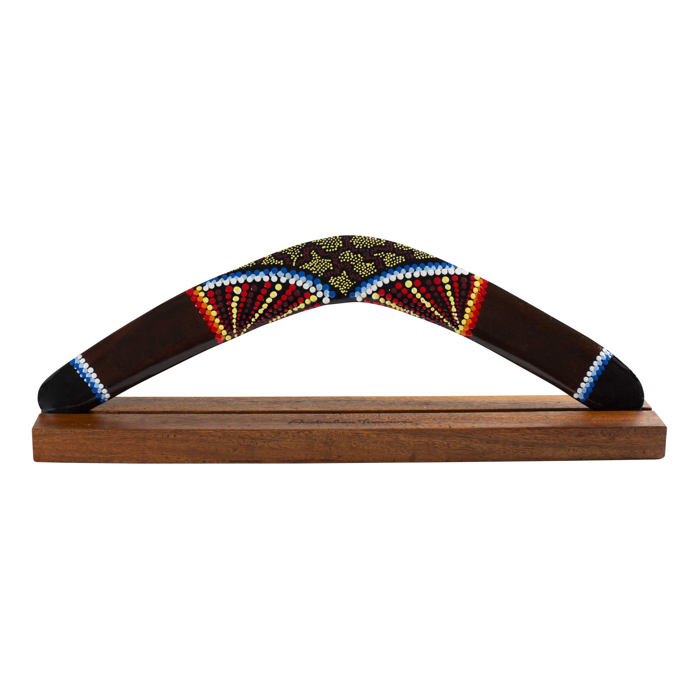 2 Piezas De Madera Boomerang Diseño Aborigen Australiano | Cuotas sin 2 Piezas De Madera Boomerang Diseño Aborigen Australiano | Cuotas sin