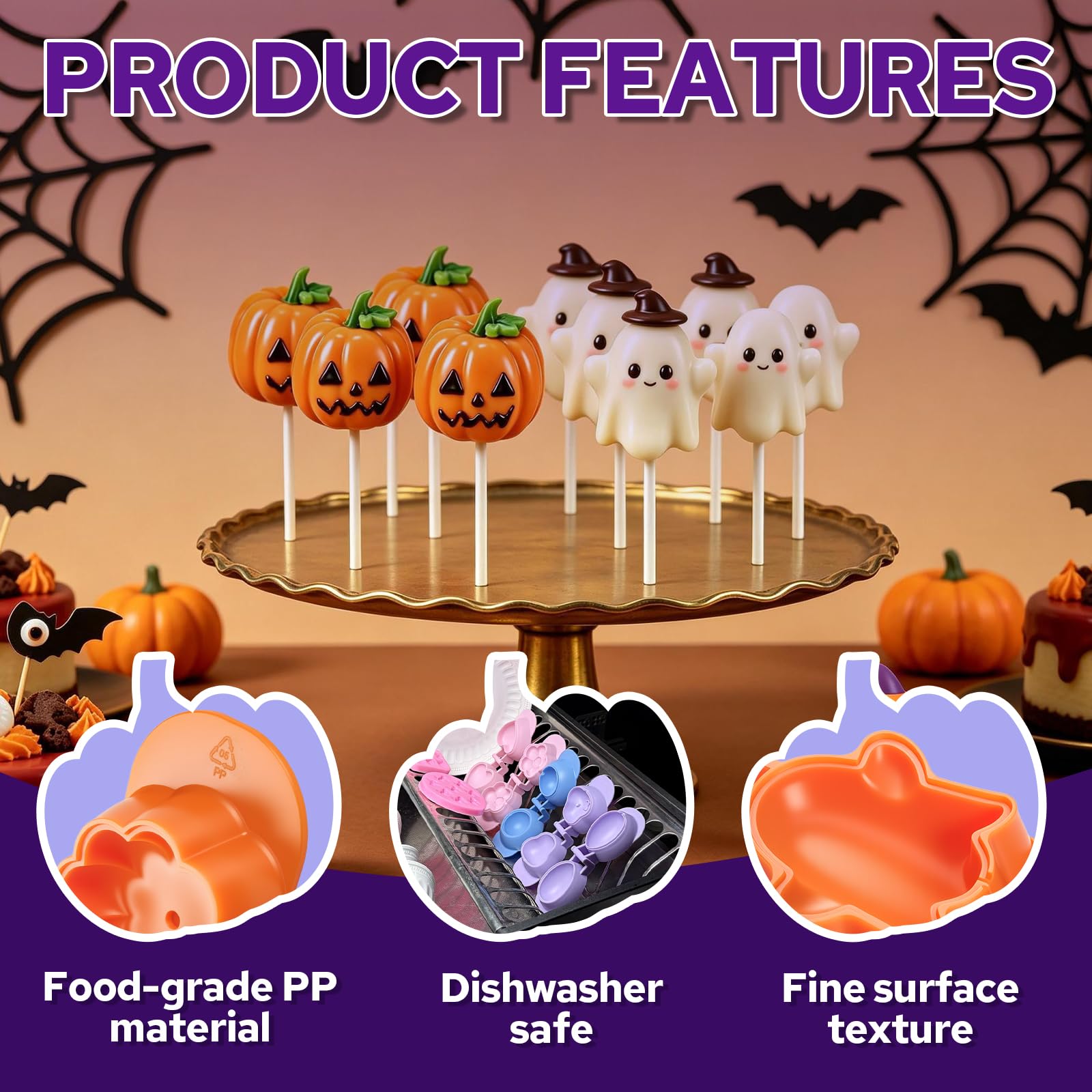 Halloween Cake Pop Mold Kit - Spooktacular Treats! -3