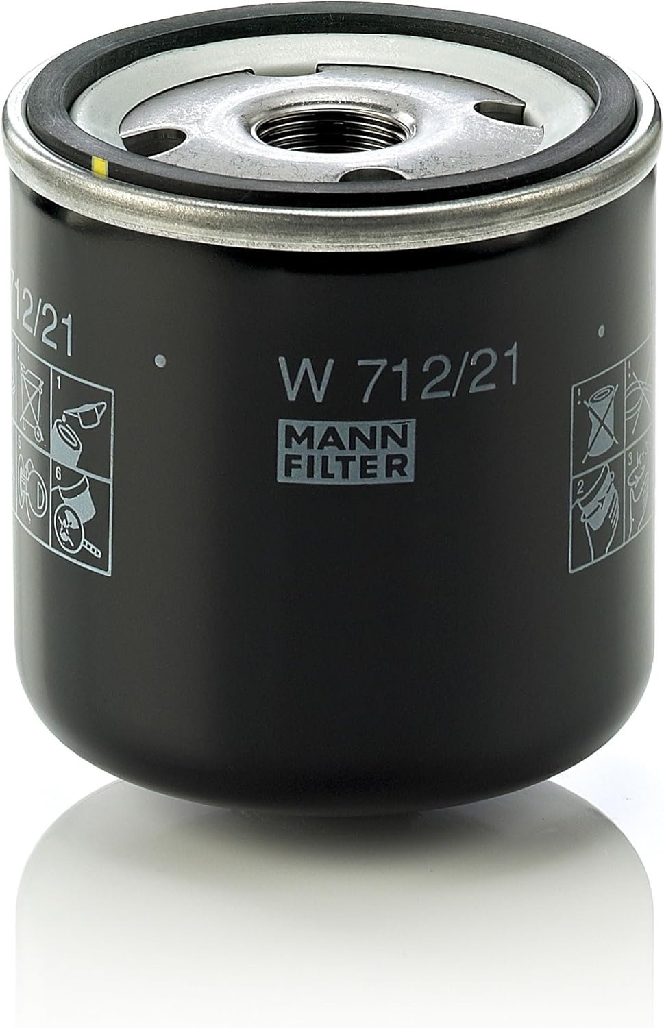 MANN-FILTER W 712/21 Oil Filter - CARS + TRANSPORTERS