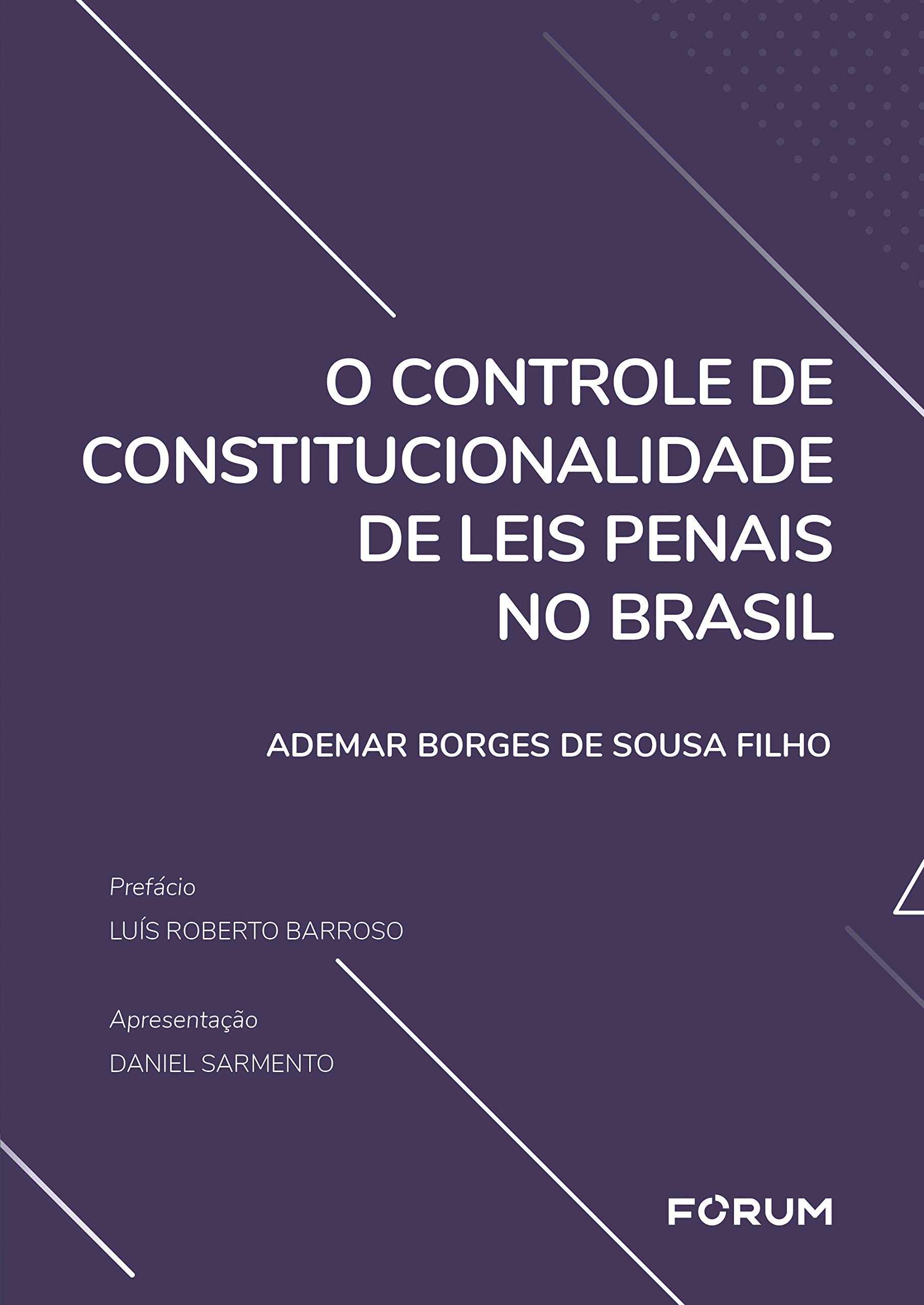Capa de O Controle de Constitucionalidade de Leis Penais no Brasil