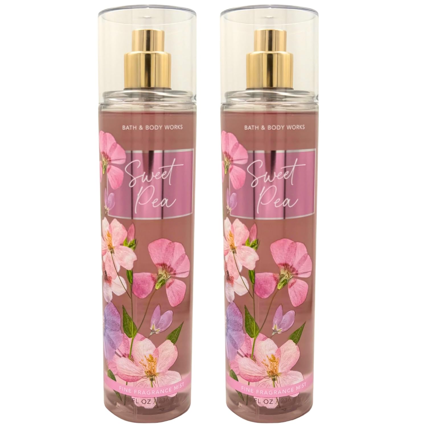 Sweet Pea Fragrance Body Mist 8 oz (pack of 2)