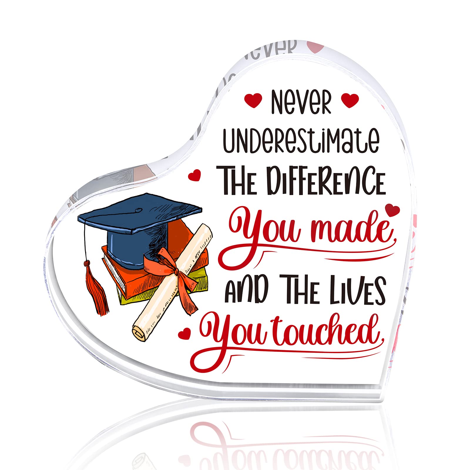 WaaHome Teacher Appreciation Gifts for Women End of The Year Teacher Gifts Teacher Graduation Gifts Nurse RN Gifts Inspirational Gifts Thank You Gifts for Women Teachers Nurses