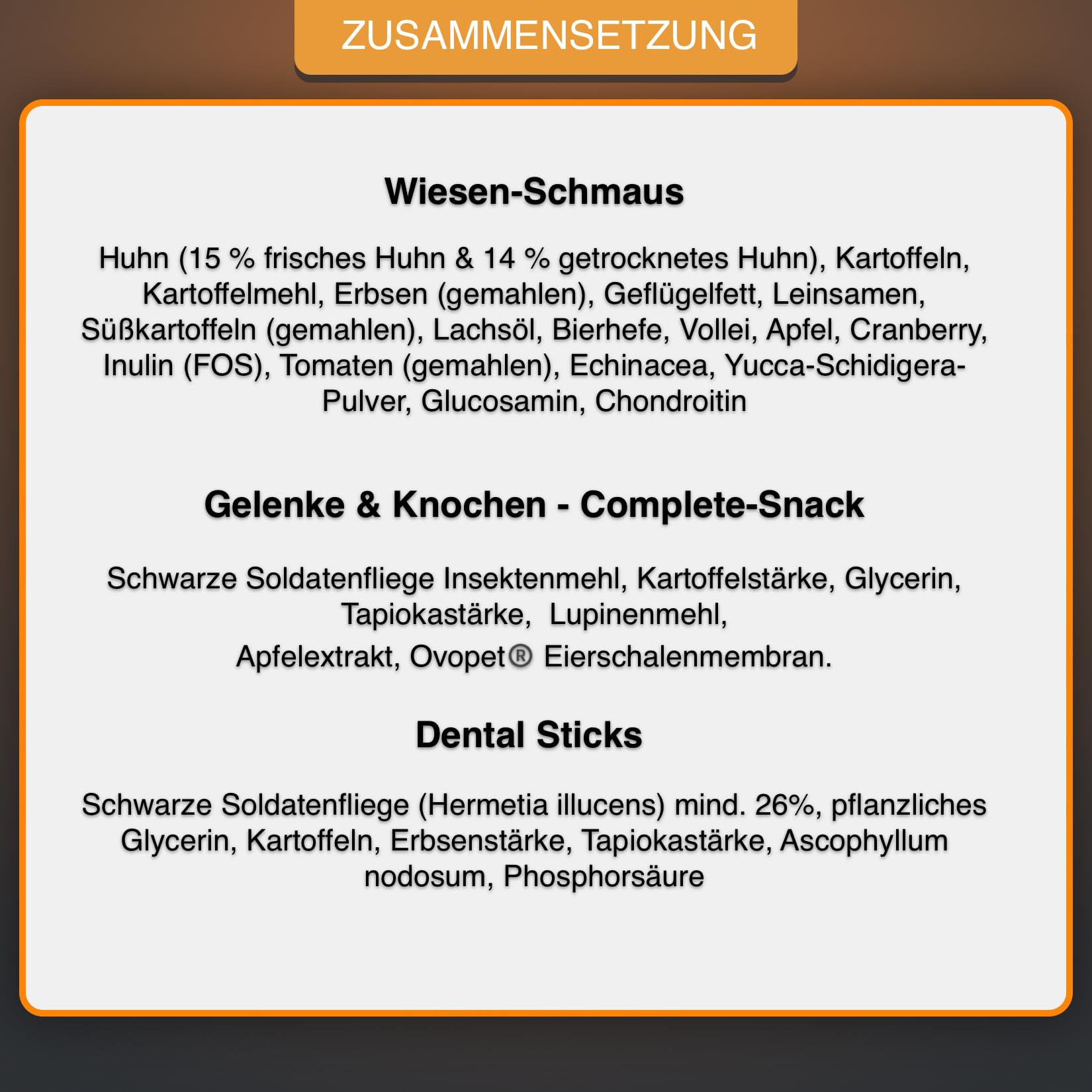 Bellfor Rottweiler Futter Set Wiesen-Schmaus 4 kg Dental Sticks 100g Gelenke & Knochen Kapseln 30 Stück mit Ovopet Jutebeutel