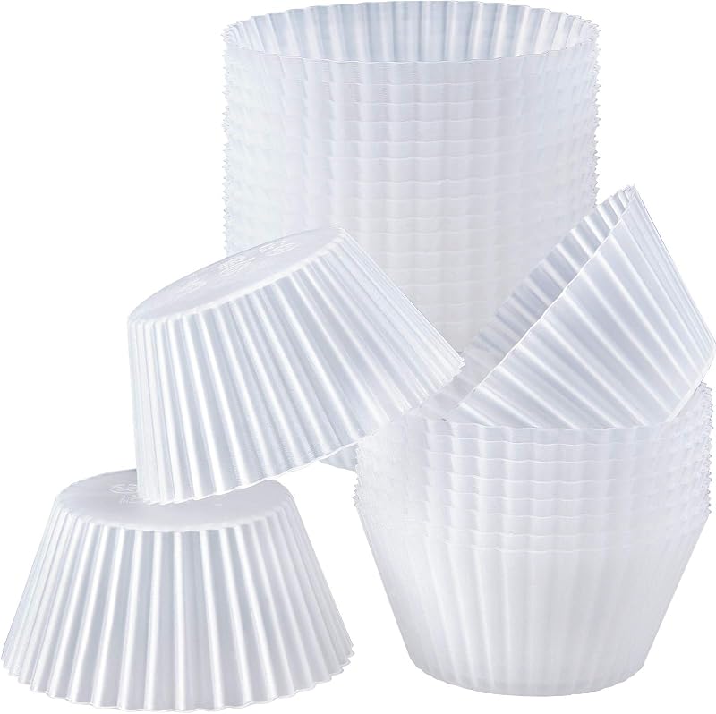 Patelai Revestimentos Reutilizáveis de Silicone para Aquecedor de Cera, Branco, Pacote com 20