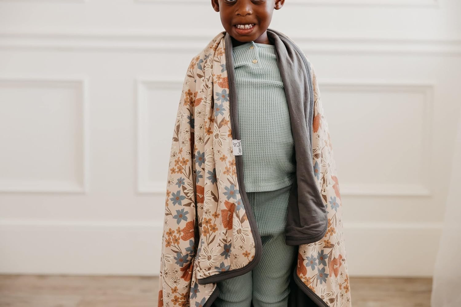 Copper Pearl Eden Three-Layer Quilt: Soft, Breathable Toddler Blanket | Cozy Baby Quilt for Newborns | 46x46 Premium Polyester/Rayon - Image 5