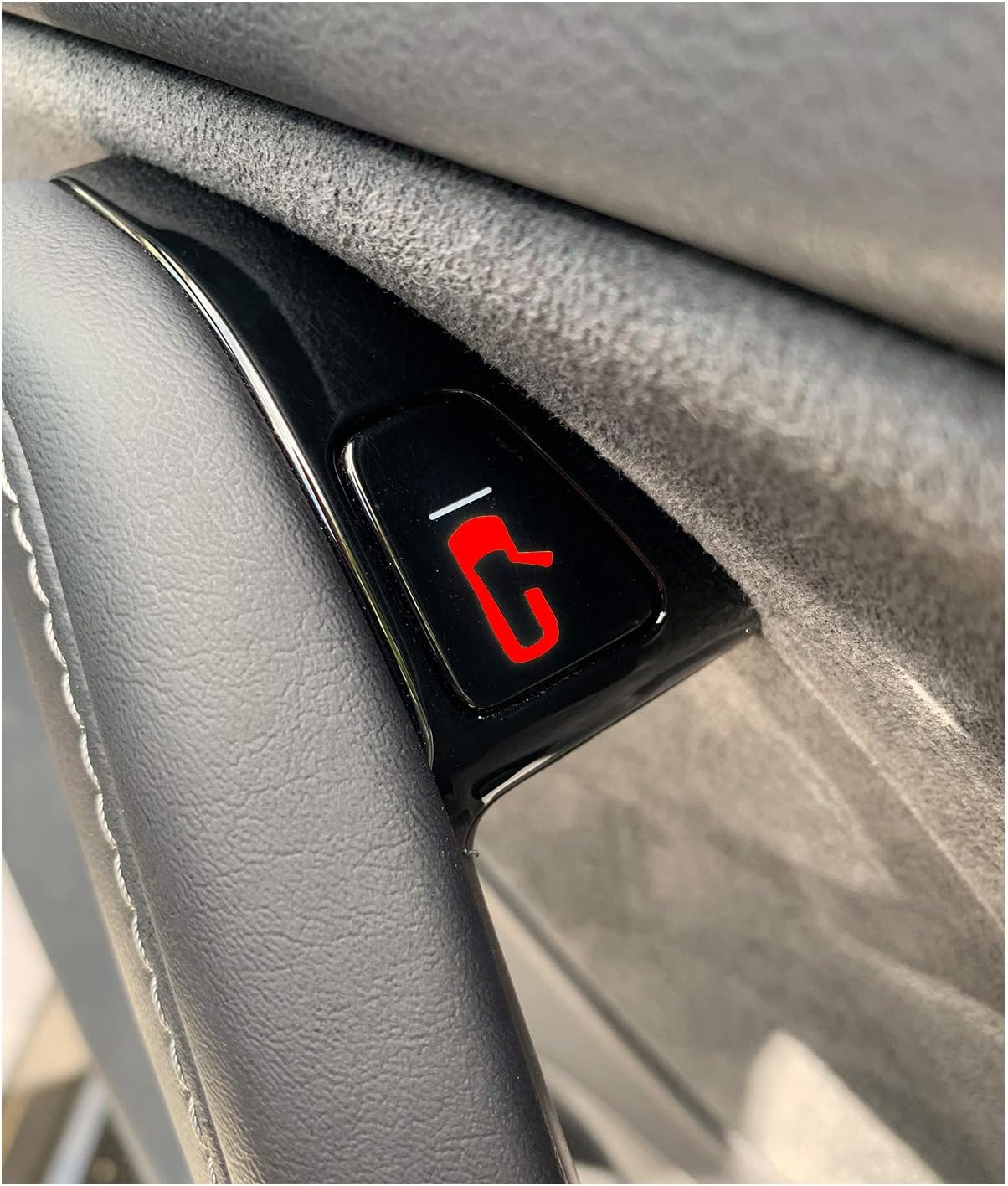 Custom Cut Graphics Door Exit Decals for Tesla Model 3/Y, 2 pc-Set (Red)