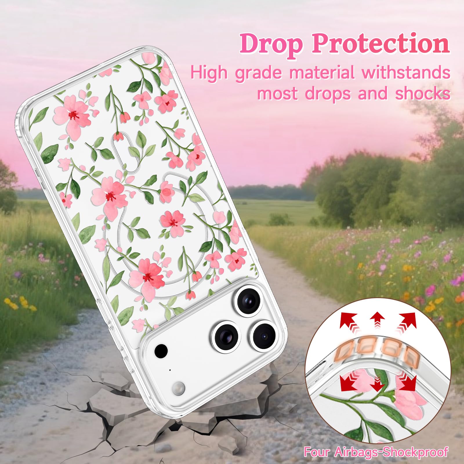 Cute Magnetic Case For IPhone 17 Case [ Compatible With