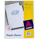 Avery Plastic Document Sleeves, Holds up to 20 Sheets, 12 Clear Sleeves (72311) – view 1