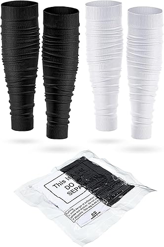 Miniatura 7 de Kasyat 2 pares de calcetines de fútbol para hombre, manga de compresión de pantorrilla, para fútbol, correr, adultos, jóvenes, mujeres