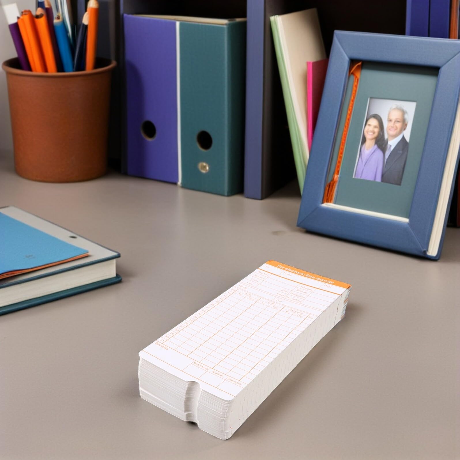 200 Feuilles Cartes de Pointage Papier en Carton pour Bureau