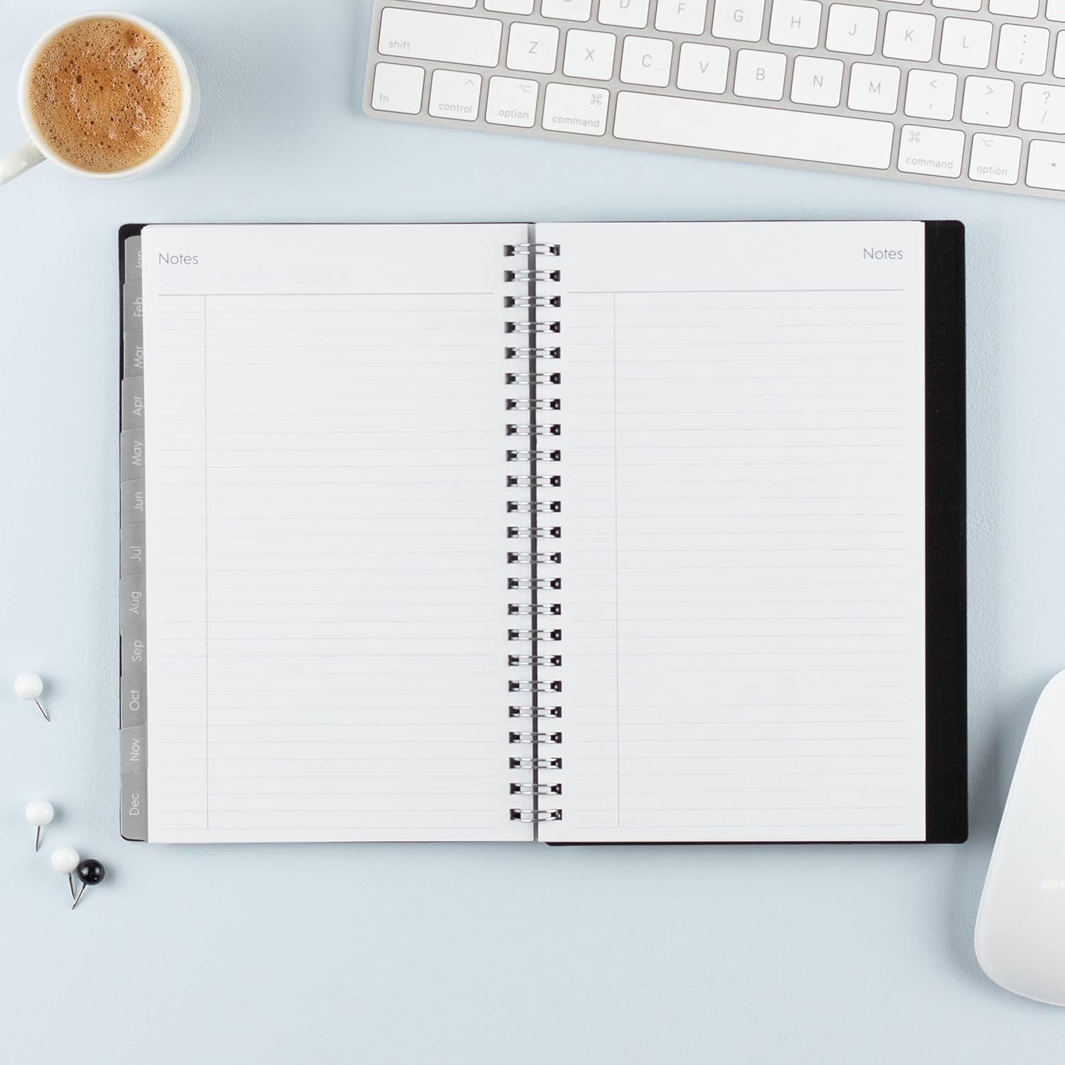 Blue Sky 2022 Weekly & Monthly Planner, 5" x 8", Flexible Cover, Wirebound, Enterprise (131791) : Office Products