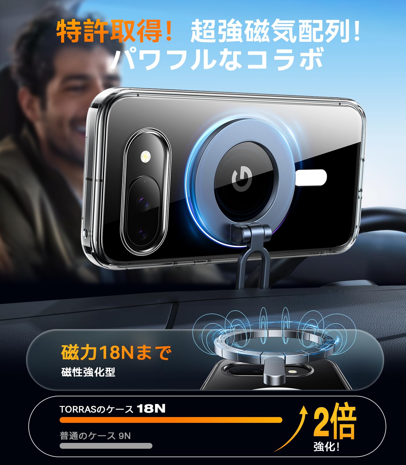 Google Pixel 9a 128GB SIMフリー　Torrasケース付 Amazon.co.jp: TORRAS Google Pixel 9a 用 ケース 【衝撃分散構造 耐久