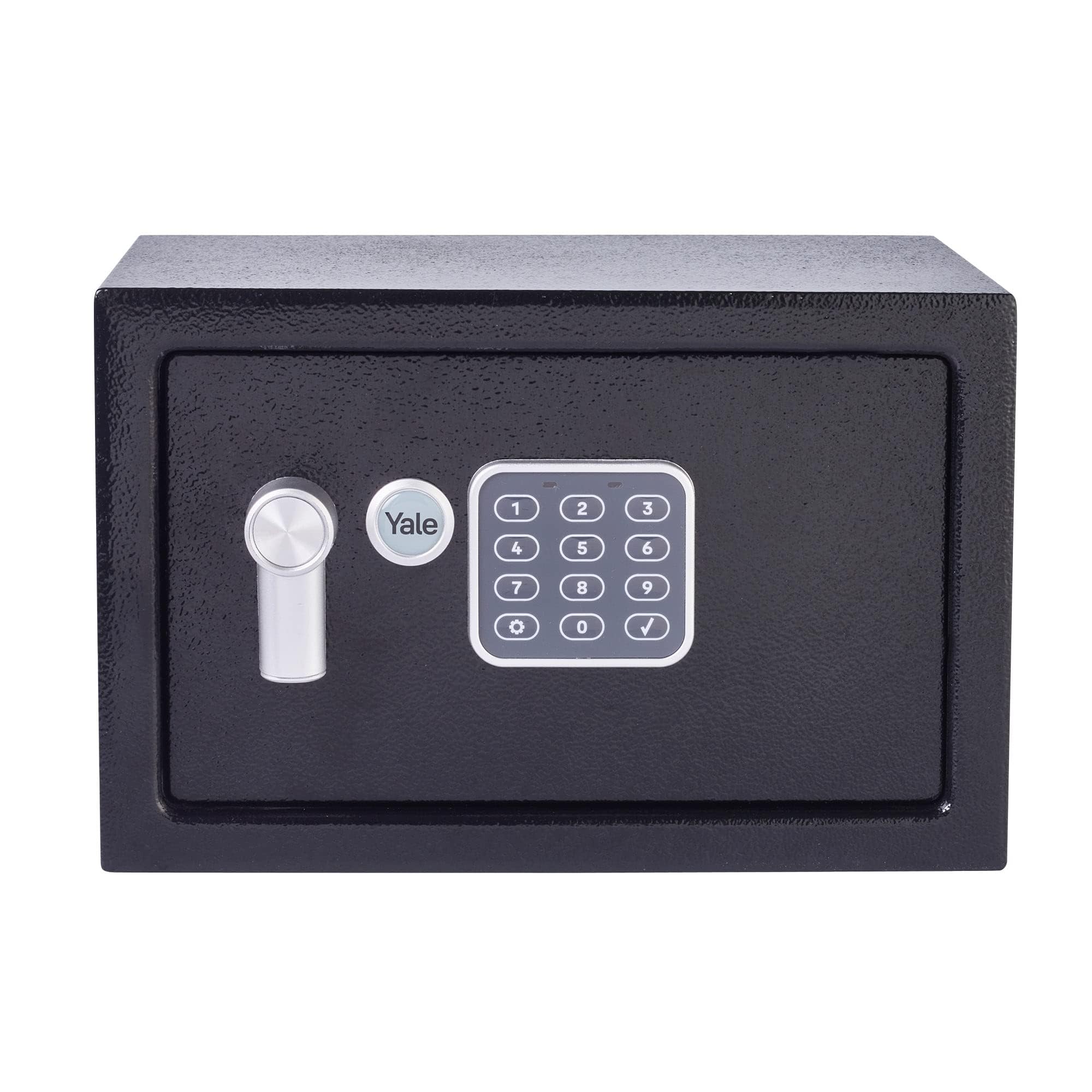 Yale Coffre-Fort Électronique - Small 8.6L - Serrure 100 000 Combinaisons, verrou électronique Code 3 à 8 Chiffres - Dimensions 20x31x20cm YSV/200/DB2