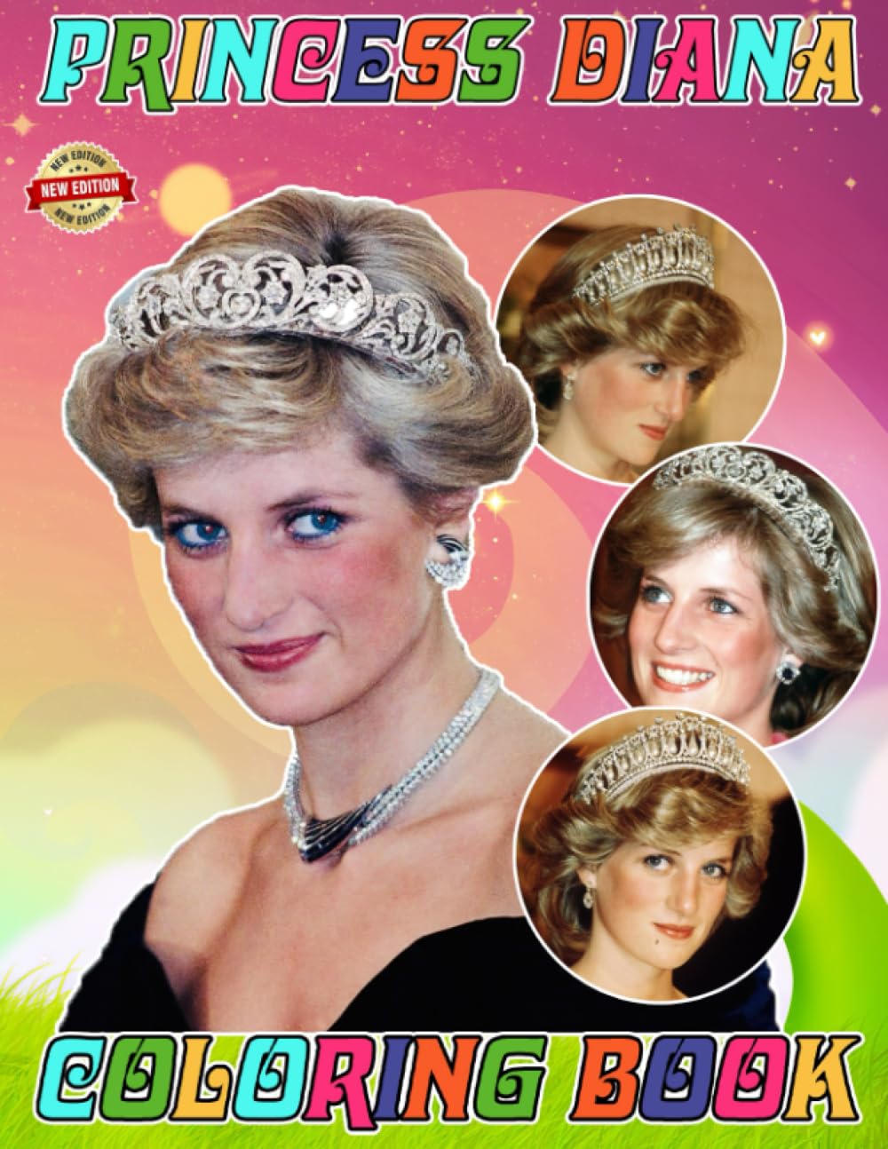 Princess Diana Coloring Book for Fan Men Teen Women Kid Student: 30+ New Designs for All Ages Great Gifts for Kids Boys Girls Ages 4-8 8-12 All Fans | ... Home, School, Event | Size 8.5 x 11 inches